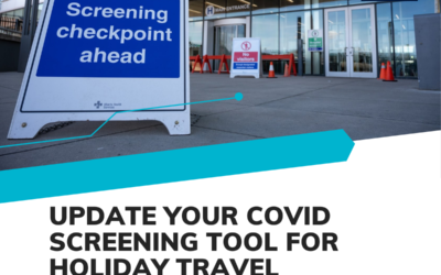 Update your COVID screening tool for holiday travel